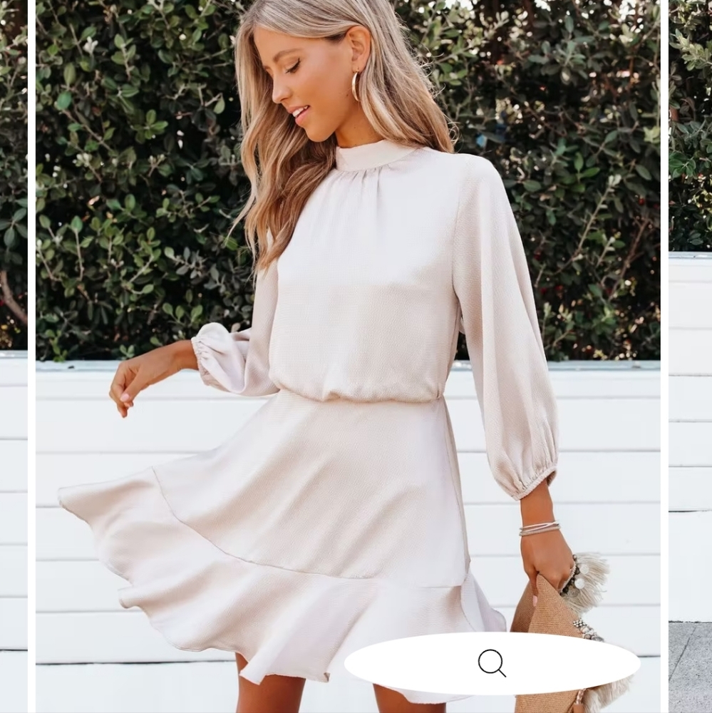 Vici satin dress